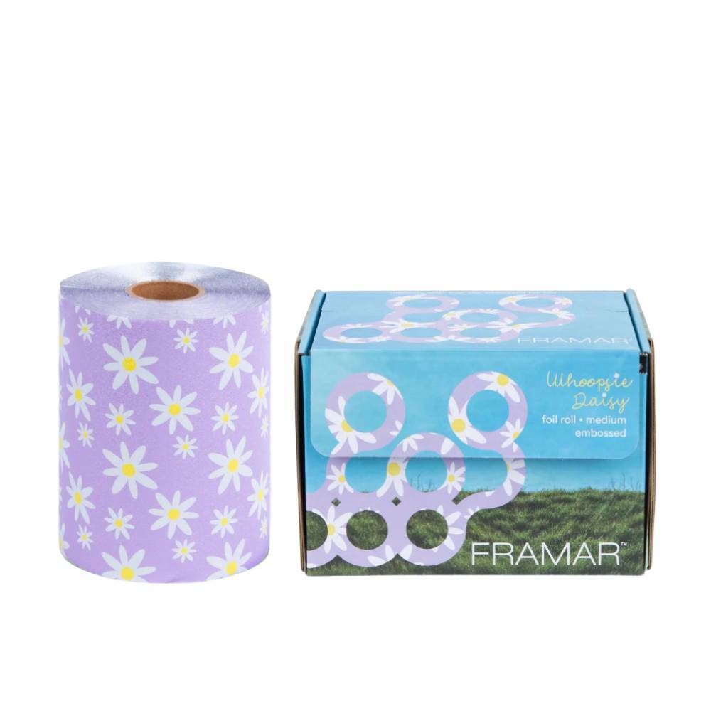 Framar Whoopsie Daisy Embossed Foil Roll Medium (5" x 320')