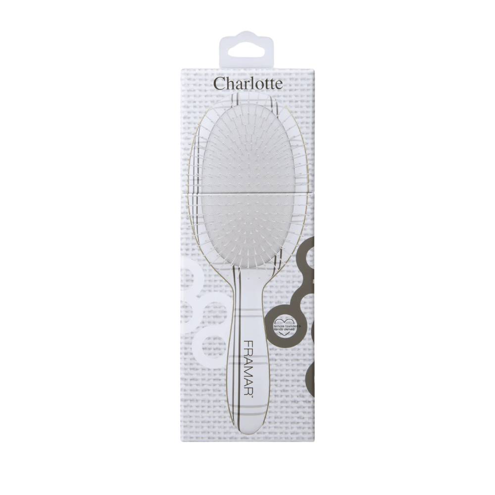 Framar Plaid Hair Day Charlotte Detangle Brush