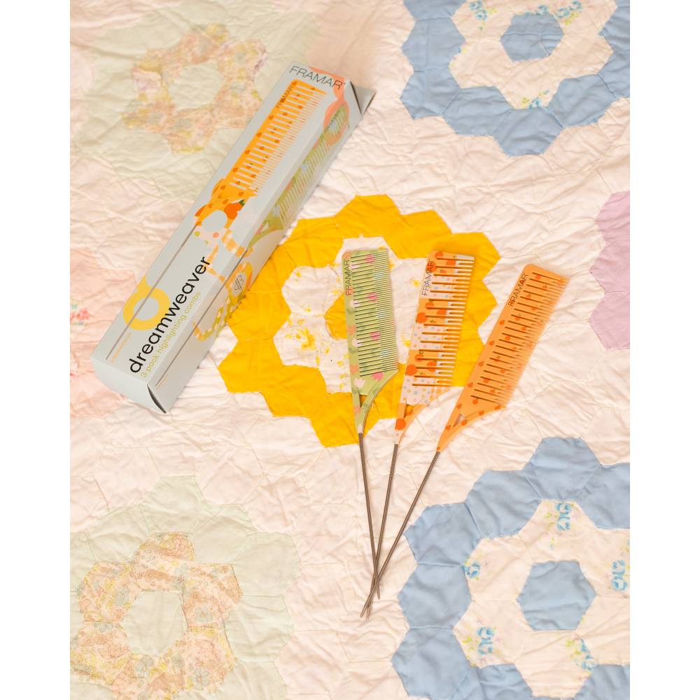 Framar Quilted Dream Weaver Combs
