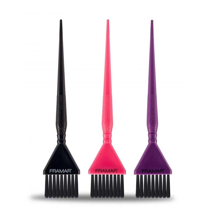 Framar Triple Threat Brush Set 3 Pack