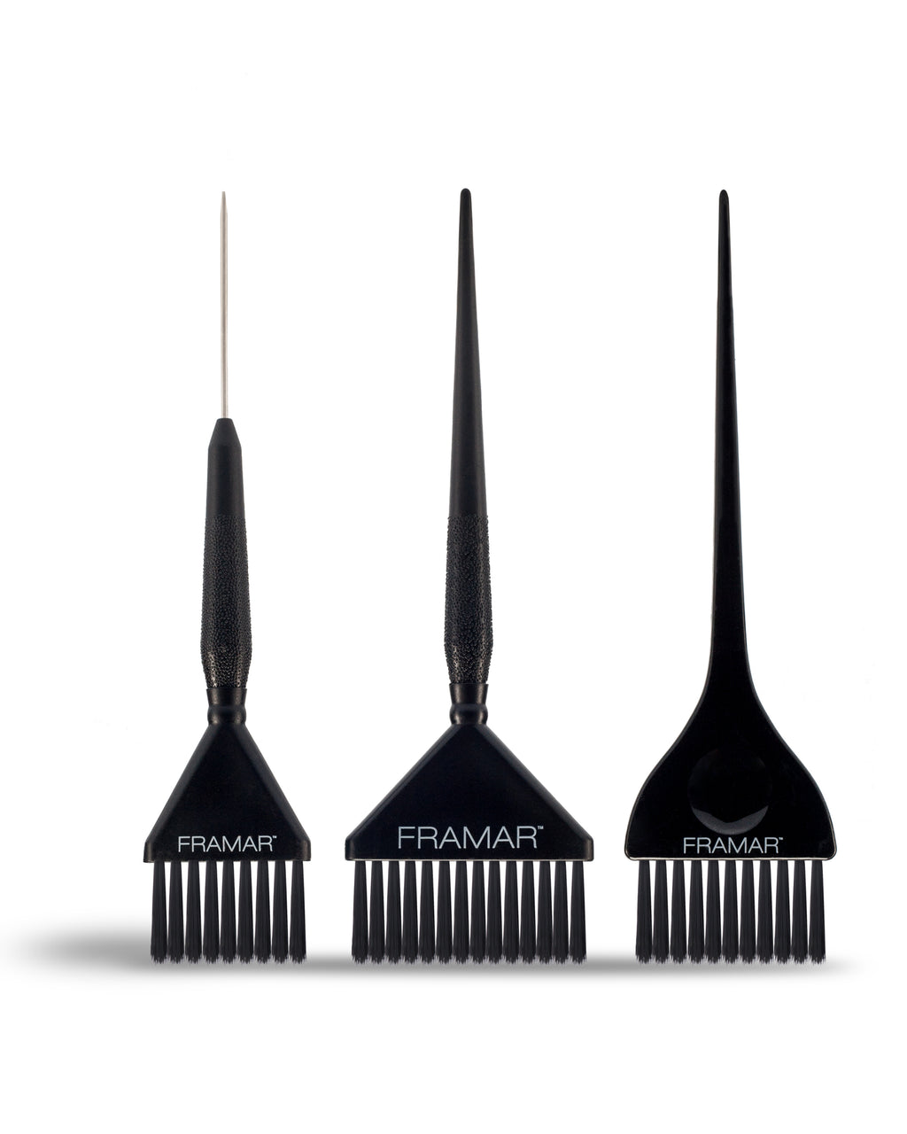 Framar Family Pack Set Of 3 Black Brushes