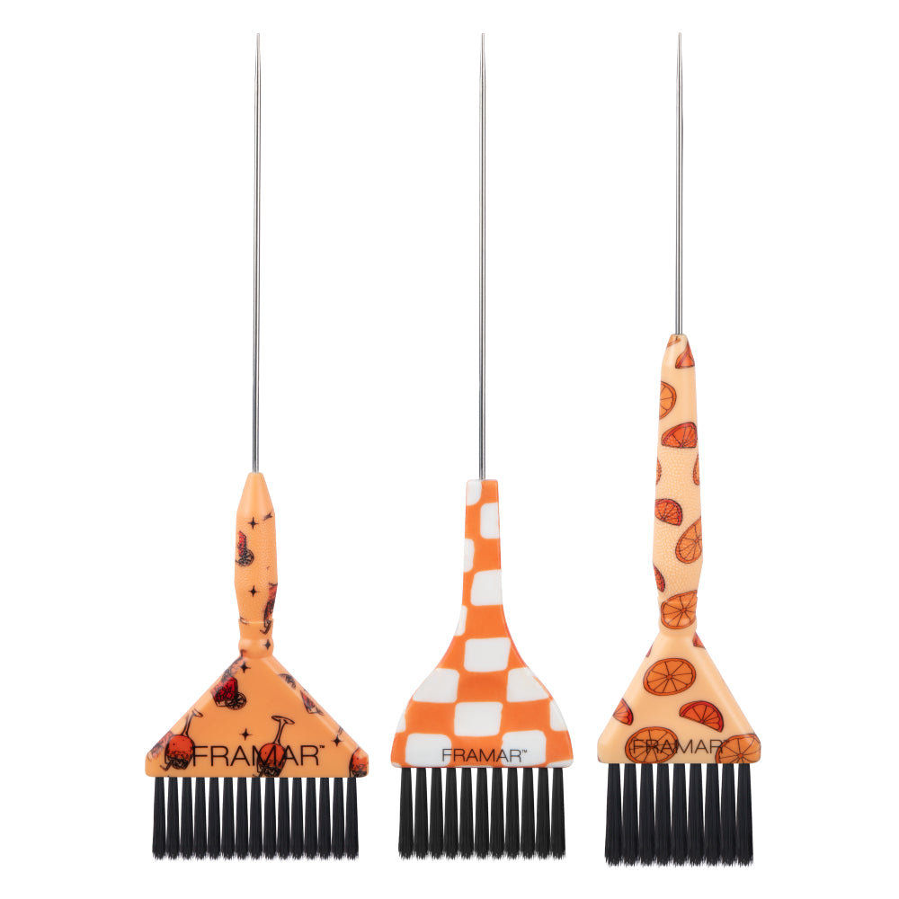 Framar Puttin' On The Spritz Pintail Brush Set (3)