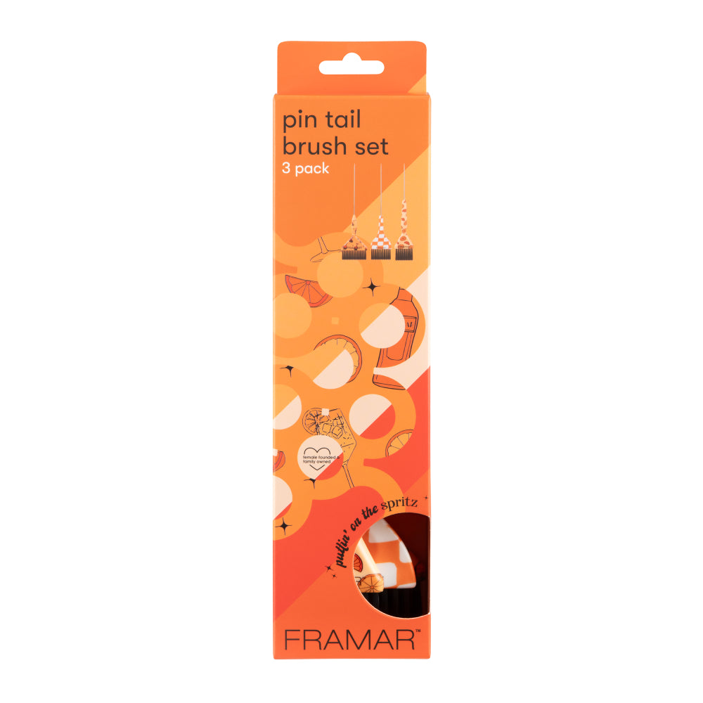 Framar Puttin' On The Spritz Pintail Brush Set (3)