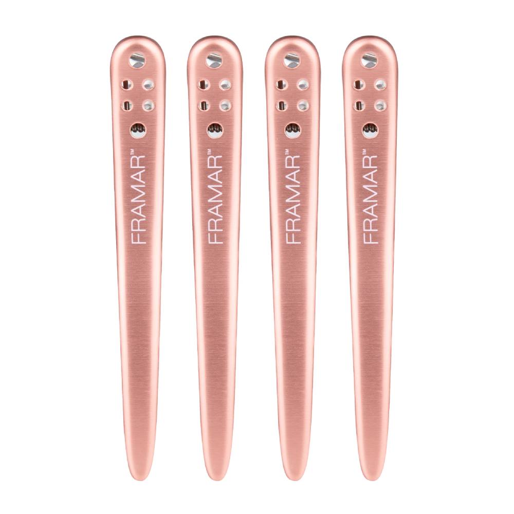 Framar Big Bite Clips - Rose Gold