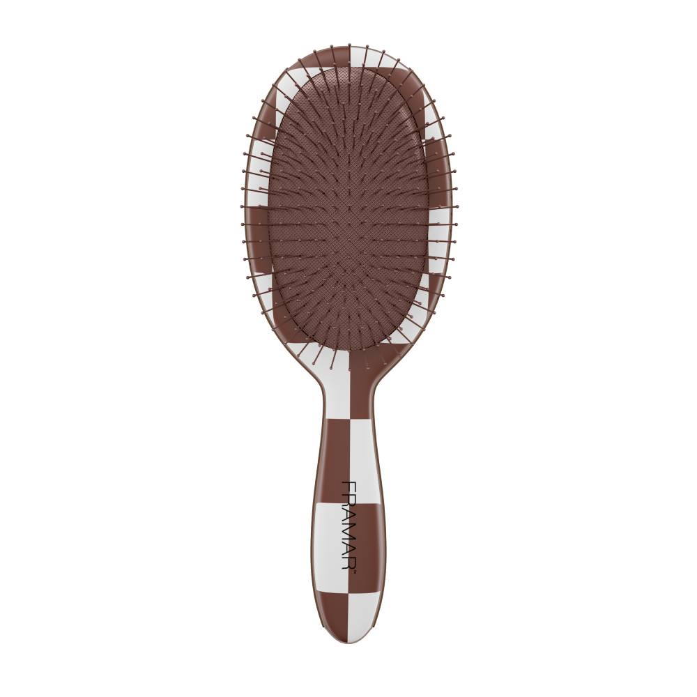 Framar Checked Out Detangle Brush (Chocolate)