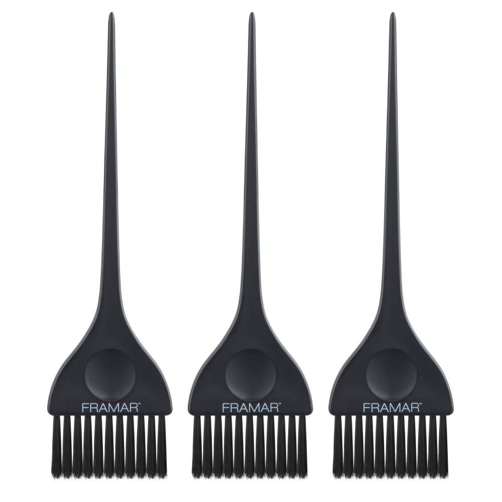 Framar Classic Color Brush Set Matte Black (3)