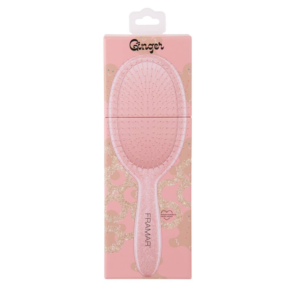 Framar Cookie Cutter Detangle Brush Ginger