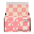 Framar Beige/Pink Checkered 5x11 Pop Up Foil (500 Sheets)
