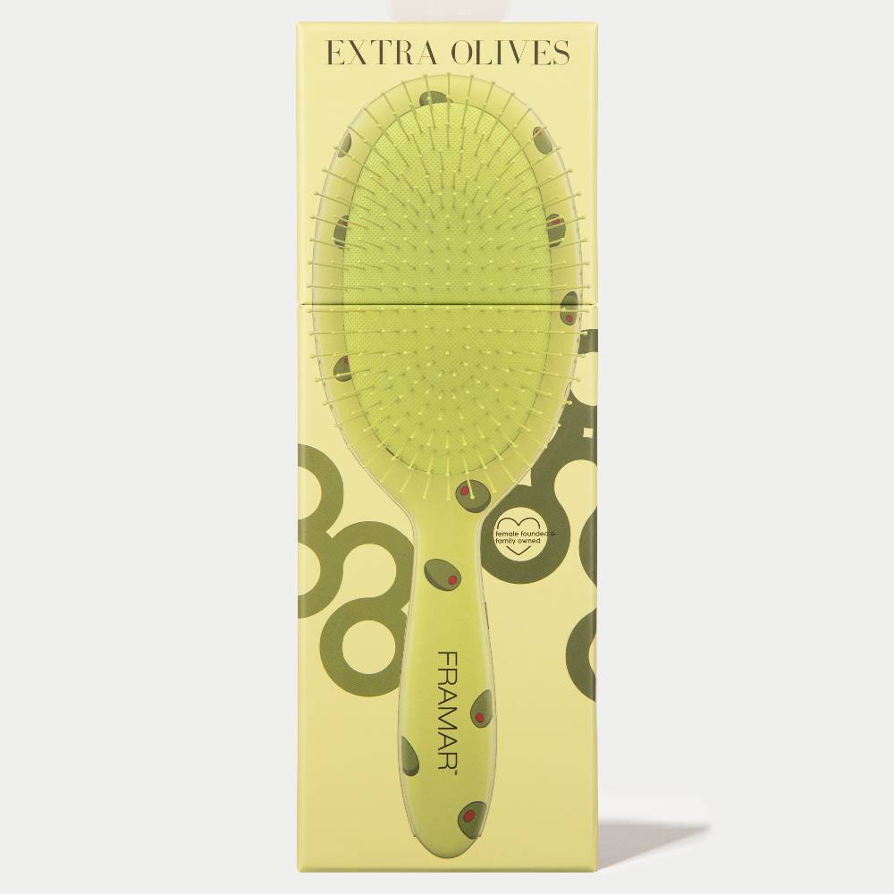 Framar Extra Dirty Detangling Brush Extra Olives