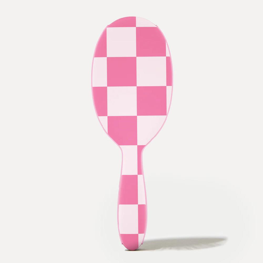 Framar Detangling Brush Checked Out Pink