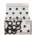 Framar Polka Dots Black & White 5x11 Pop Up Foil (500)