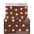 Framar Polka Dots Chocolate 5x11 Pop Up Foil (500)