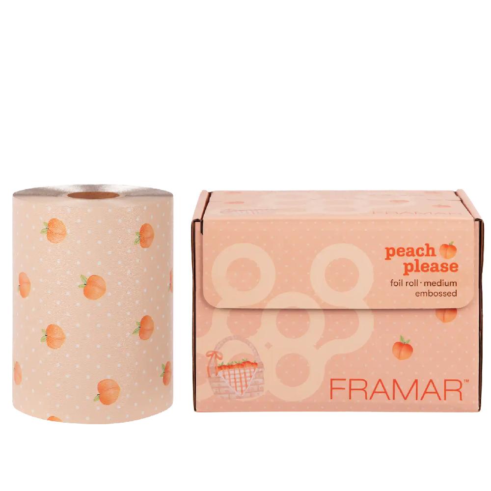 Framar Peach Please Embossed Foil Roll Medium (5" x 320')