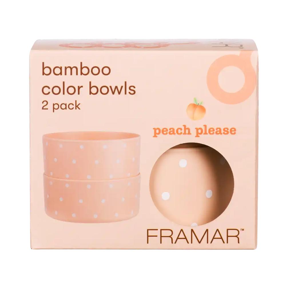 Framar Peach Please Bamboo Bowls (2)