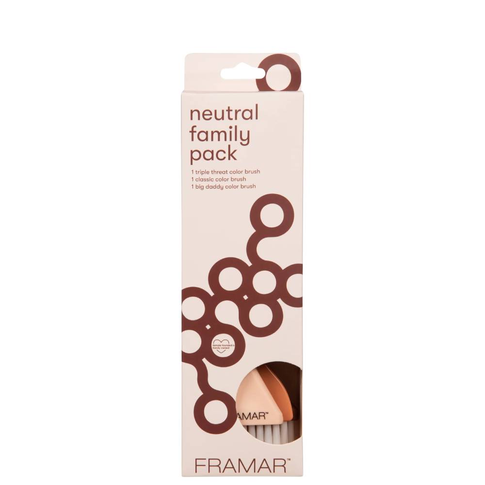 Framar Family Pack Brush Set - Neutral