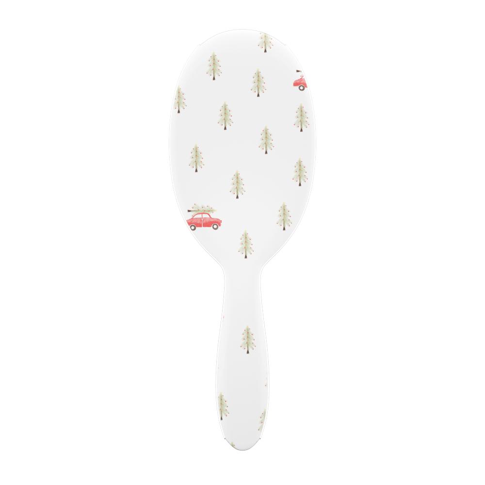 Framar Holly Days Detangle Brush Evergreen