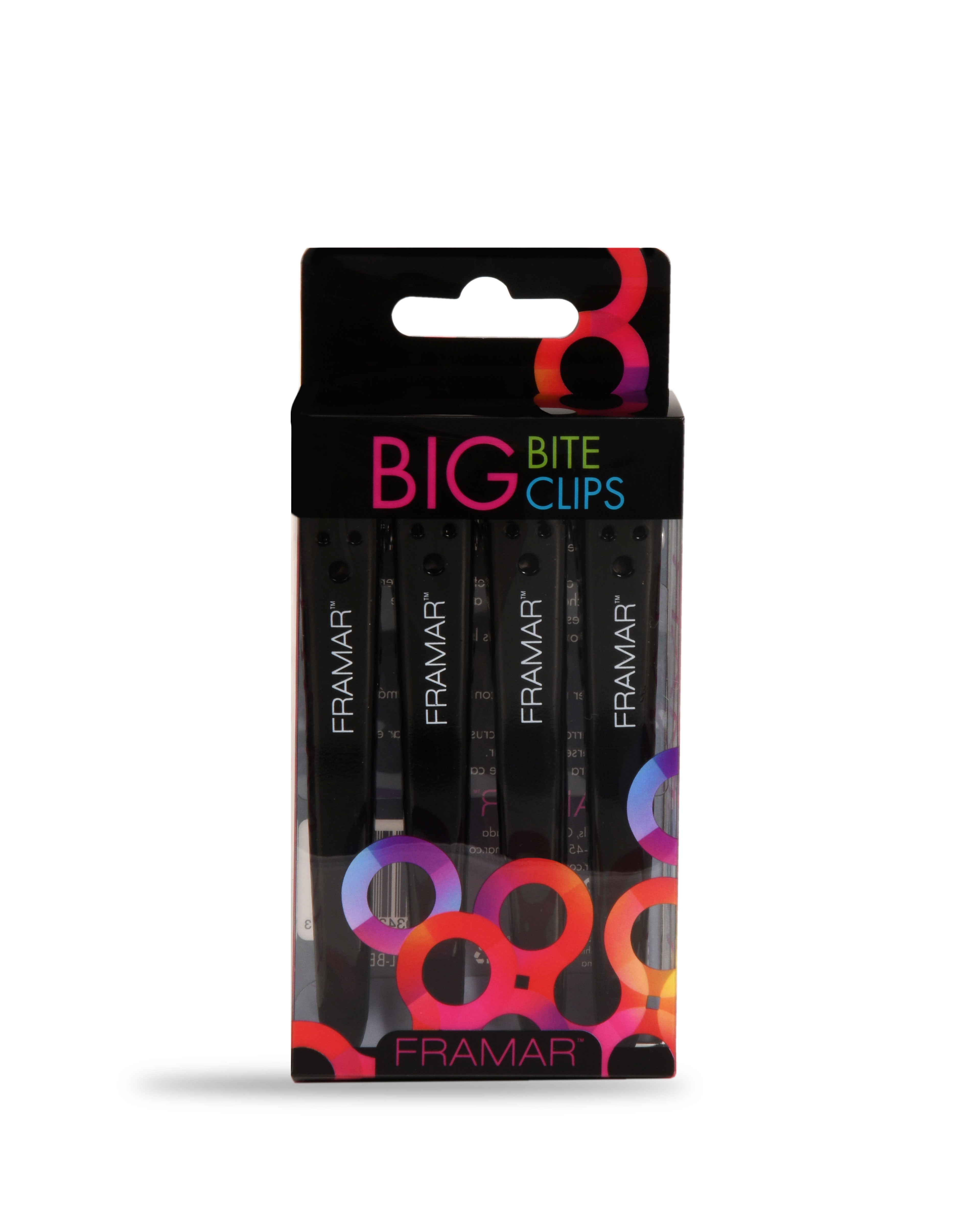 Framar Big Bite Clips Black
