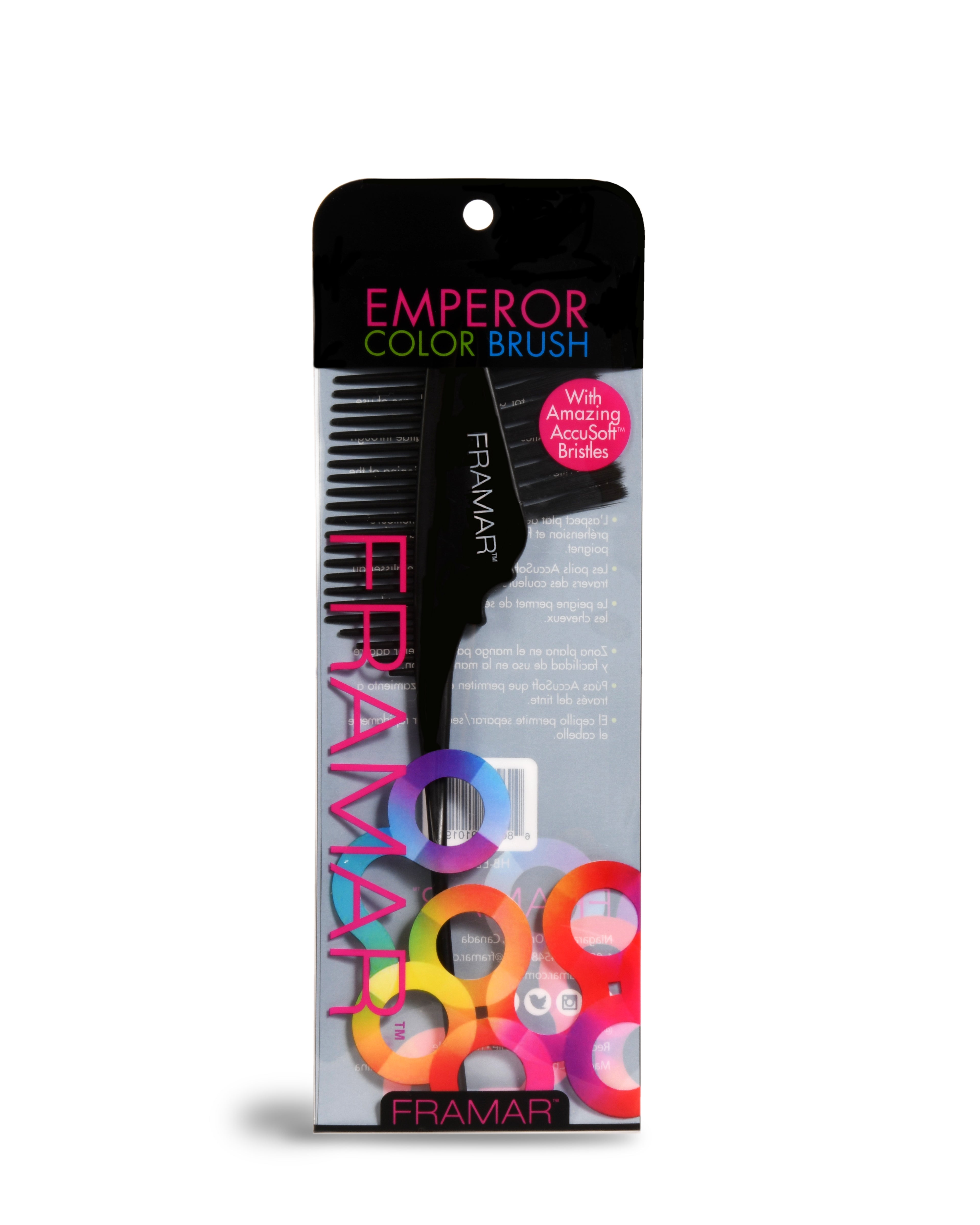 Framar Emperor Color Brush Black