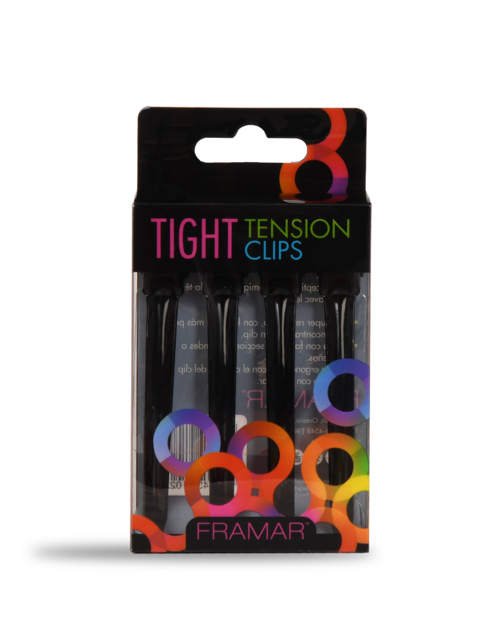 Framar Tight Tension Clips Black (4)