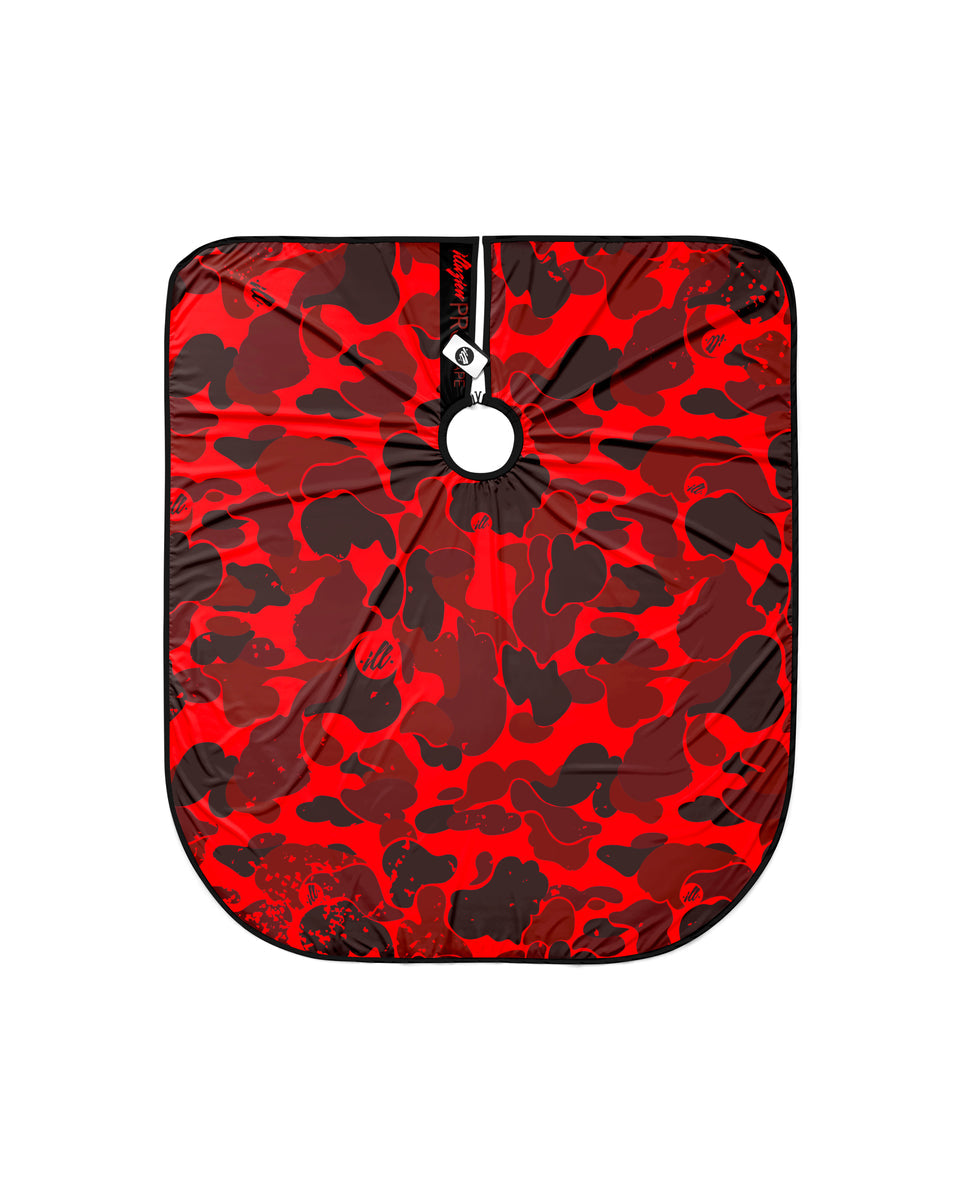 illuzien Camo Collection PRO Cape - Red