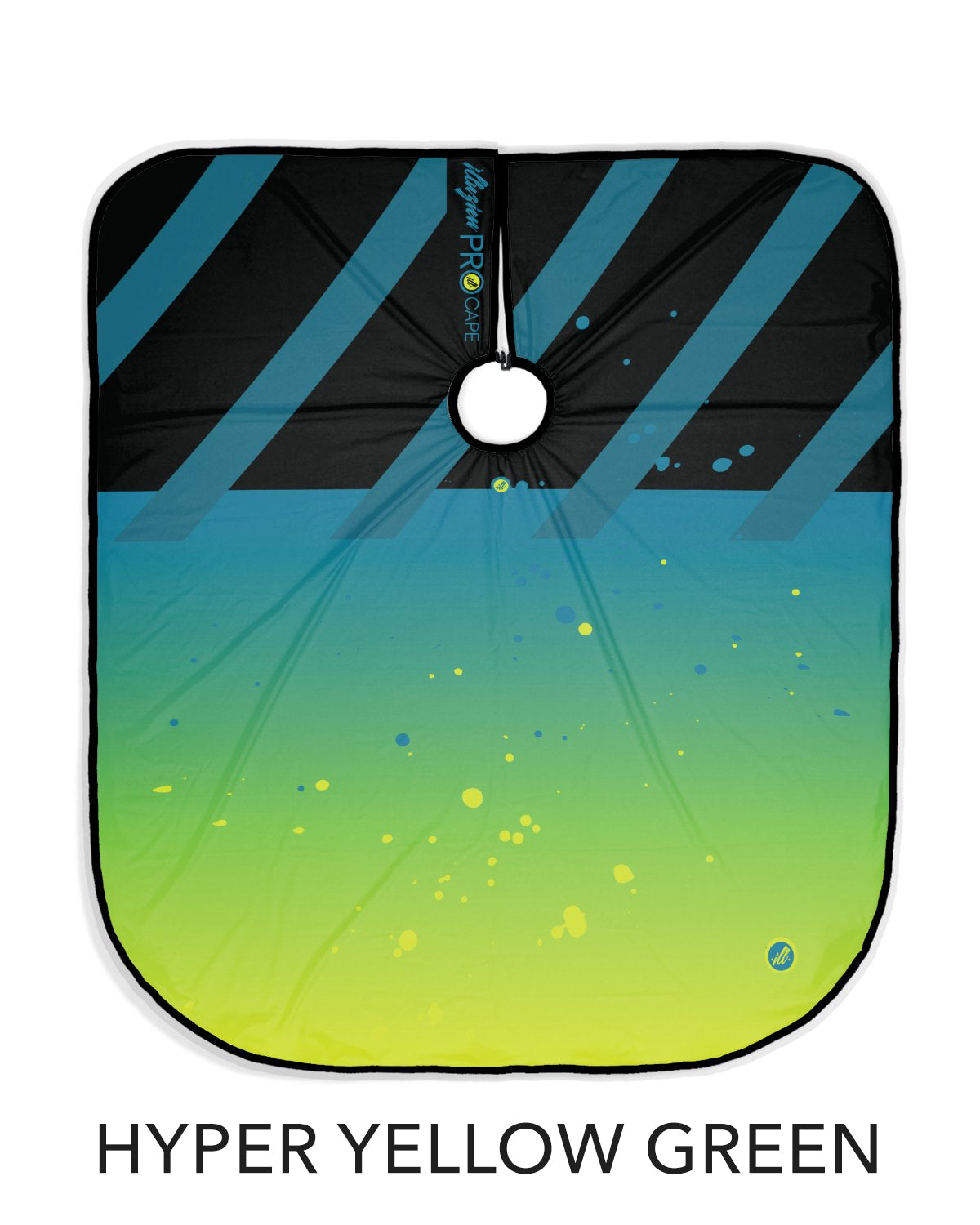 illuzien Hyper Stripe Collection PRO Cape - Yellow/Green