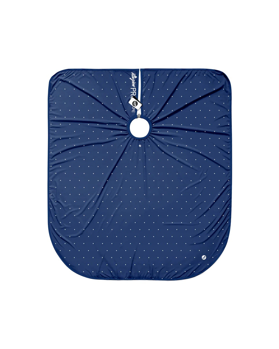 illuzien Navy Polka Dot PRO Cape