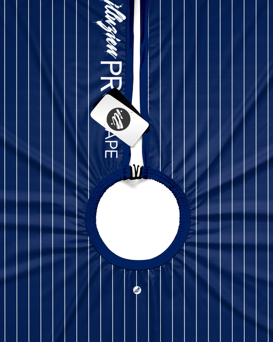 illuzien Navy Pinstripe PRO Cape