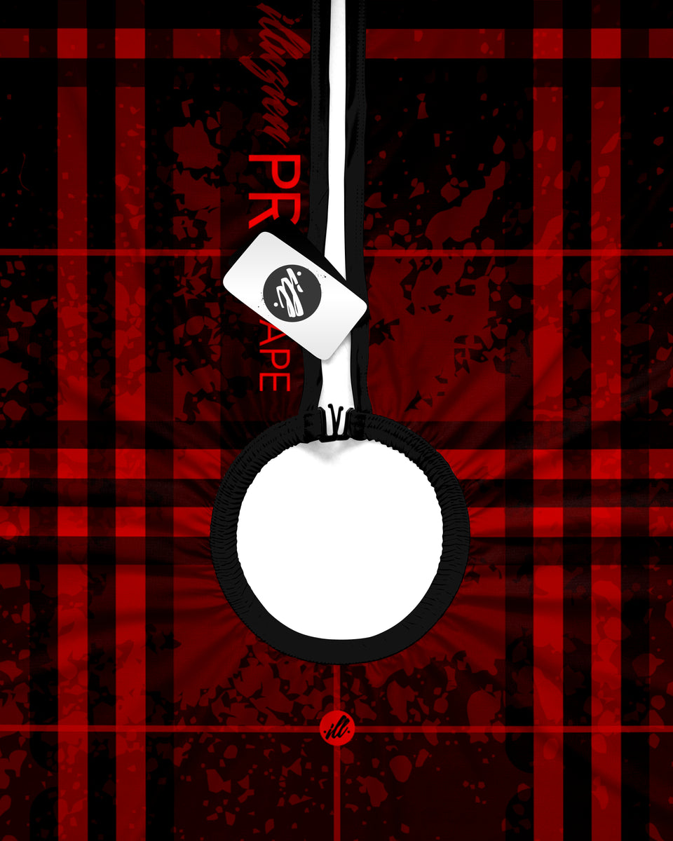 illuzien Plaid Collection PRO Cape - Dark Red