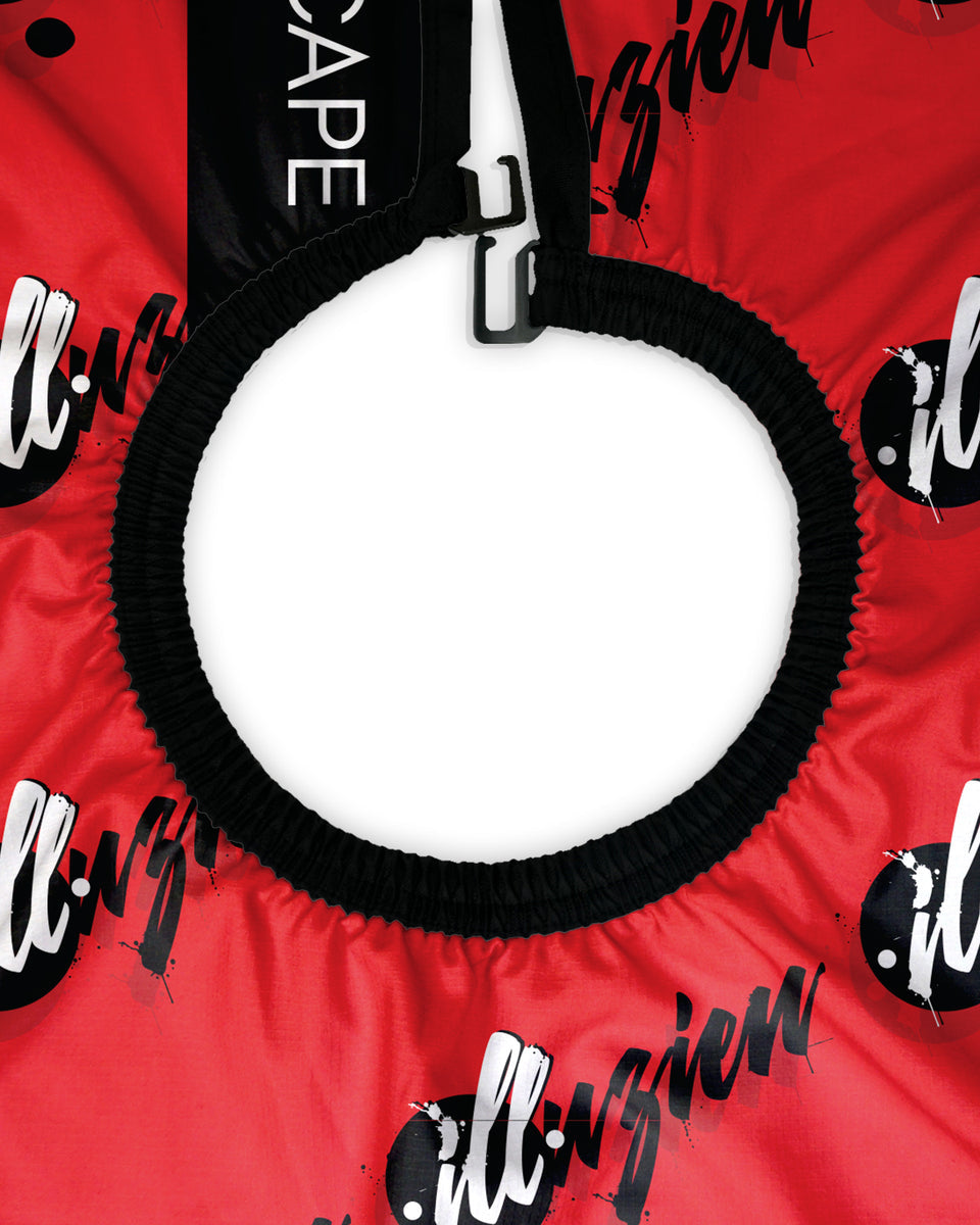 illuzien Red Step and Repeat Logo PRO Cape