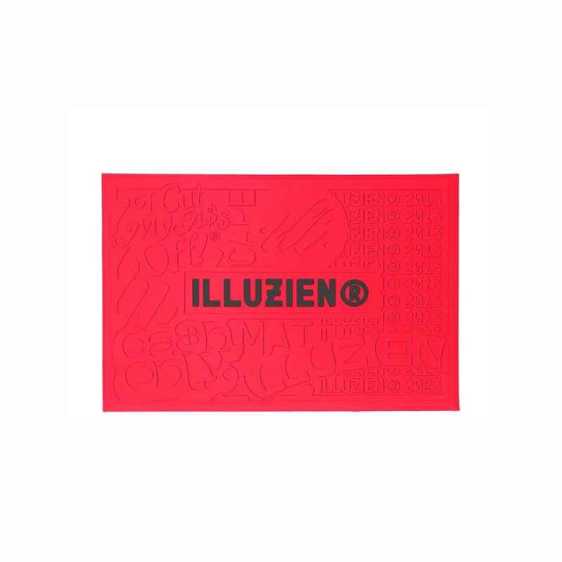 illuzien Sticker Bomb Station Mat Red/Black