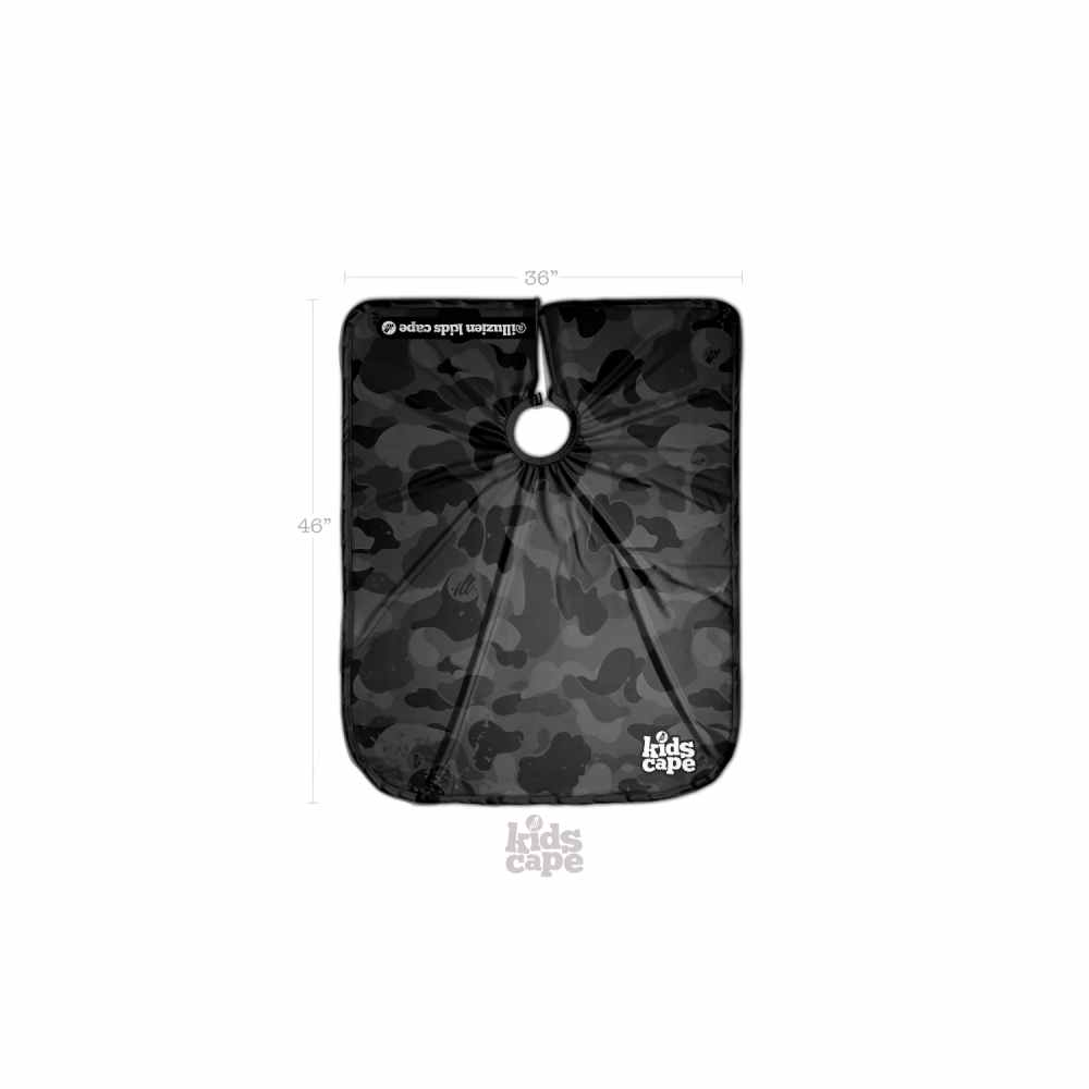illuzien KIDS Camo Black PRO Cape