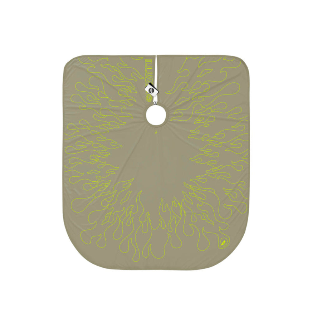 illuzien Light Olive Volt Outline Flames PRO Cape