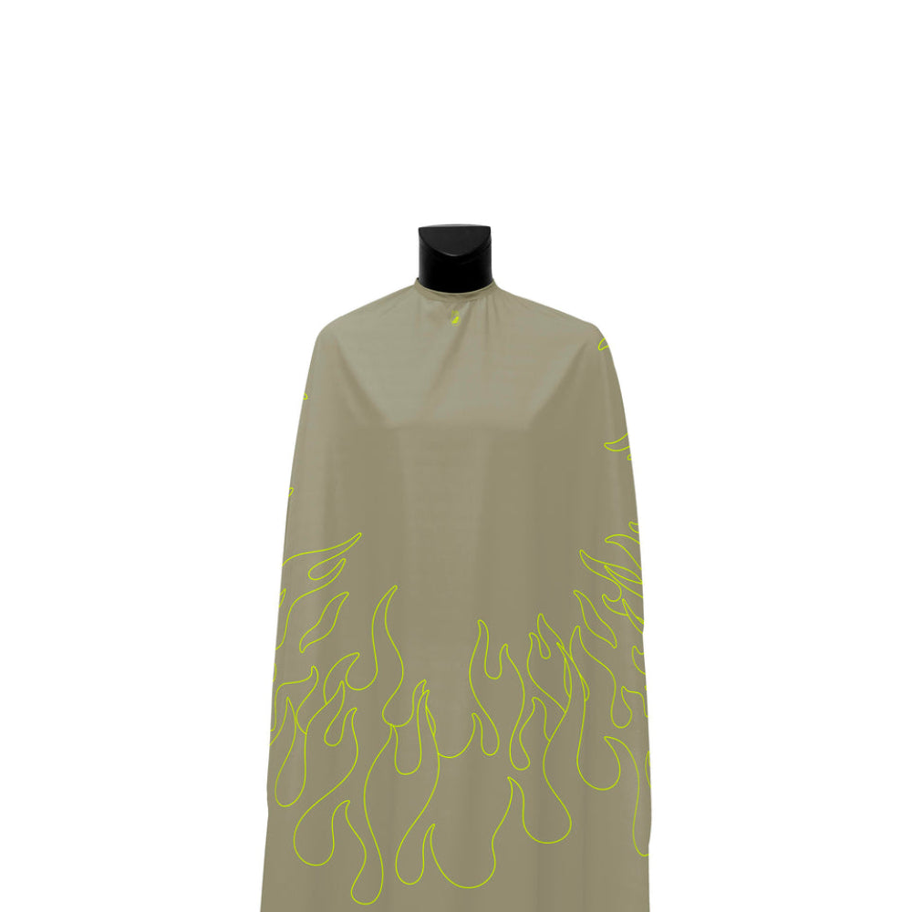 illuzien Light Olive Volt Outline Flames PRO Cape
