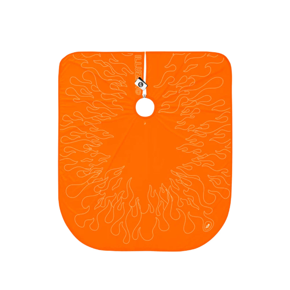 illuzien Orange Sail Outline Flames PRO Cape