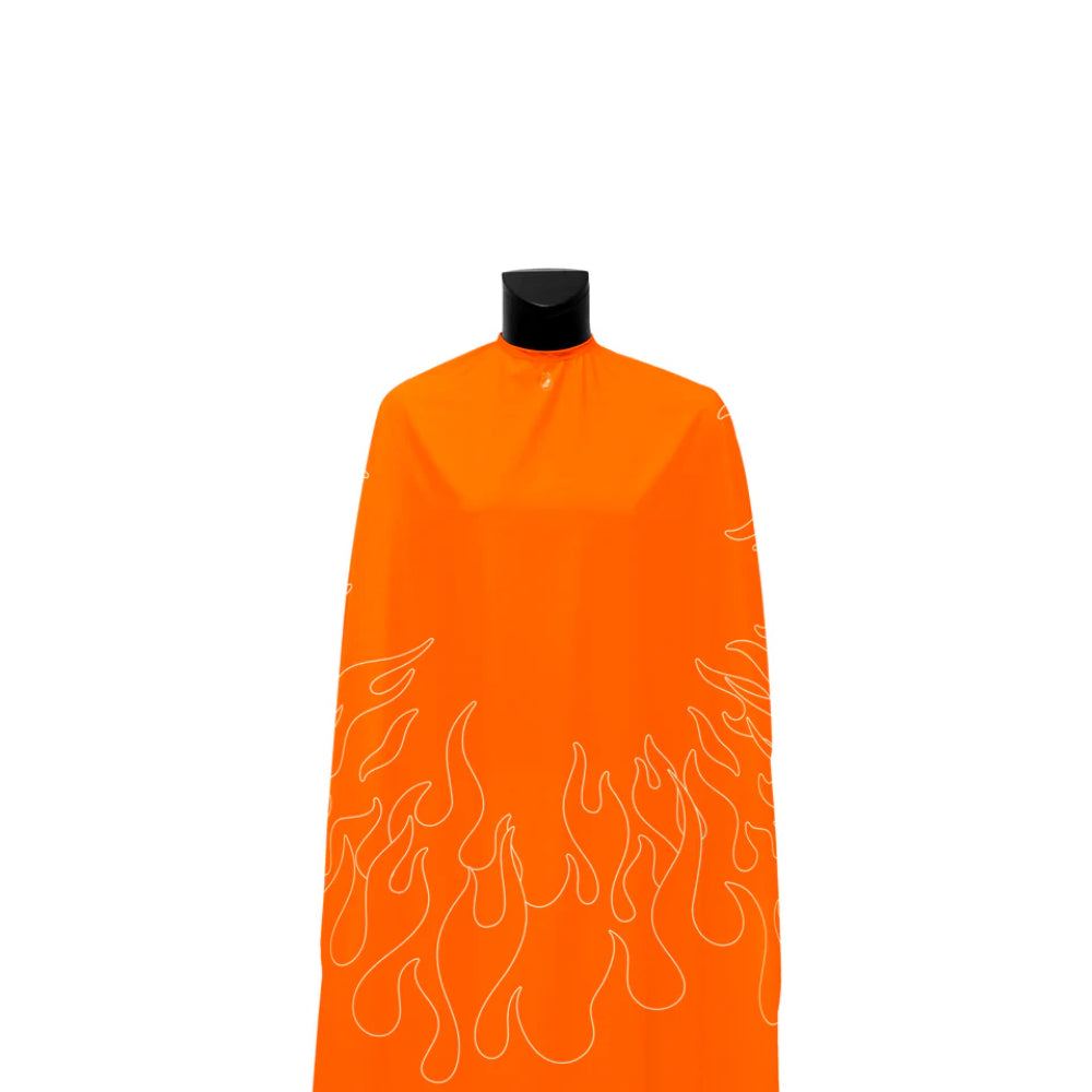 illuzien Orange Sail Outline Flames PRO Cape
