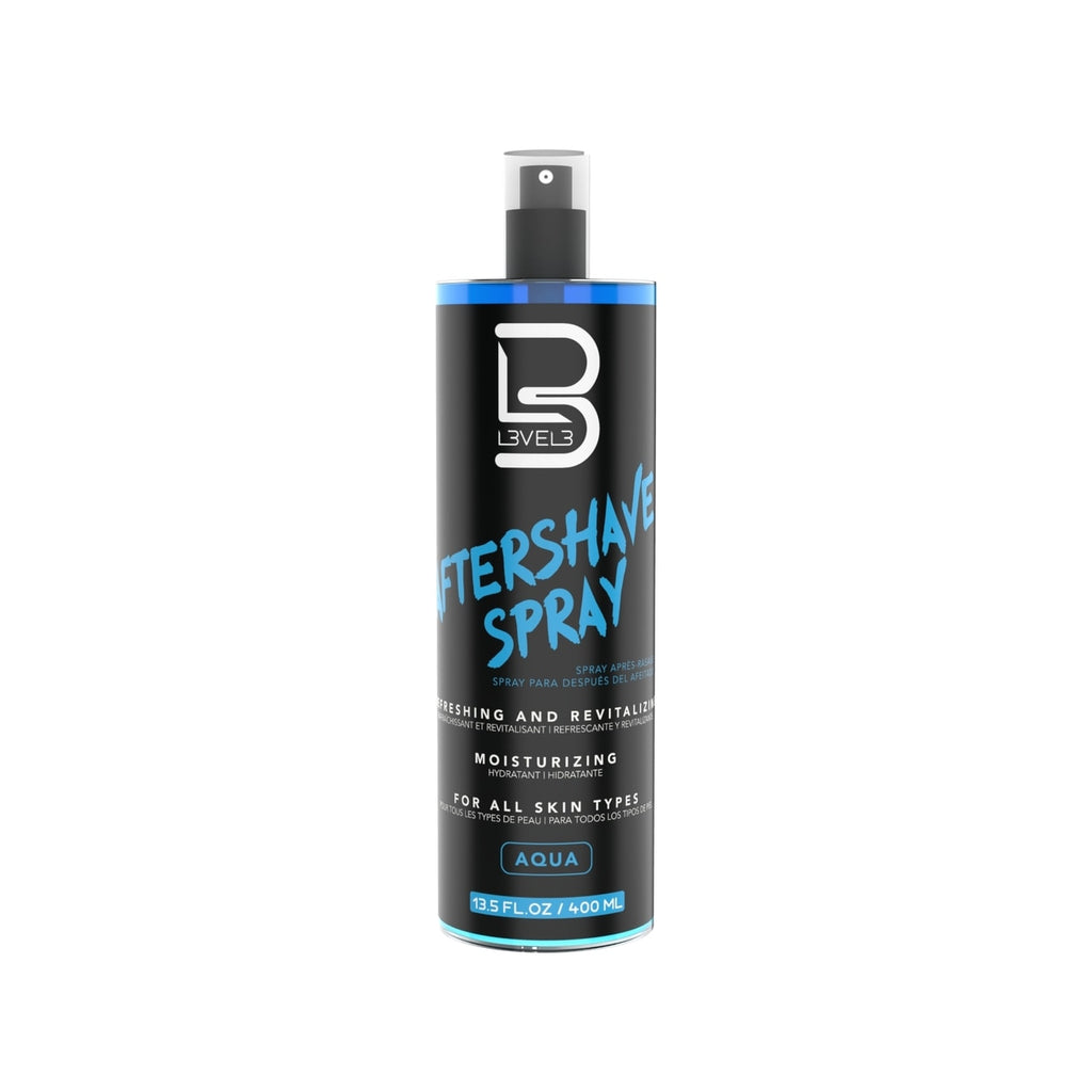 L3VEL3 After Shave Spray Cologne Aqua 400ml