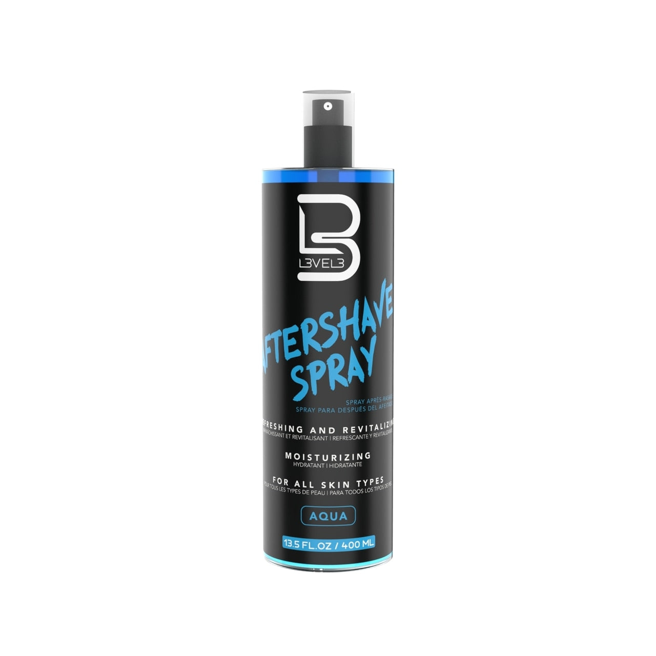 L3VEL3 After Shave Spray Cologne Aqua 400ml