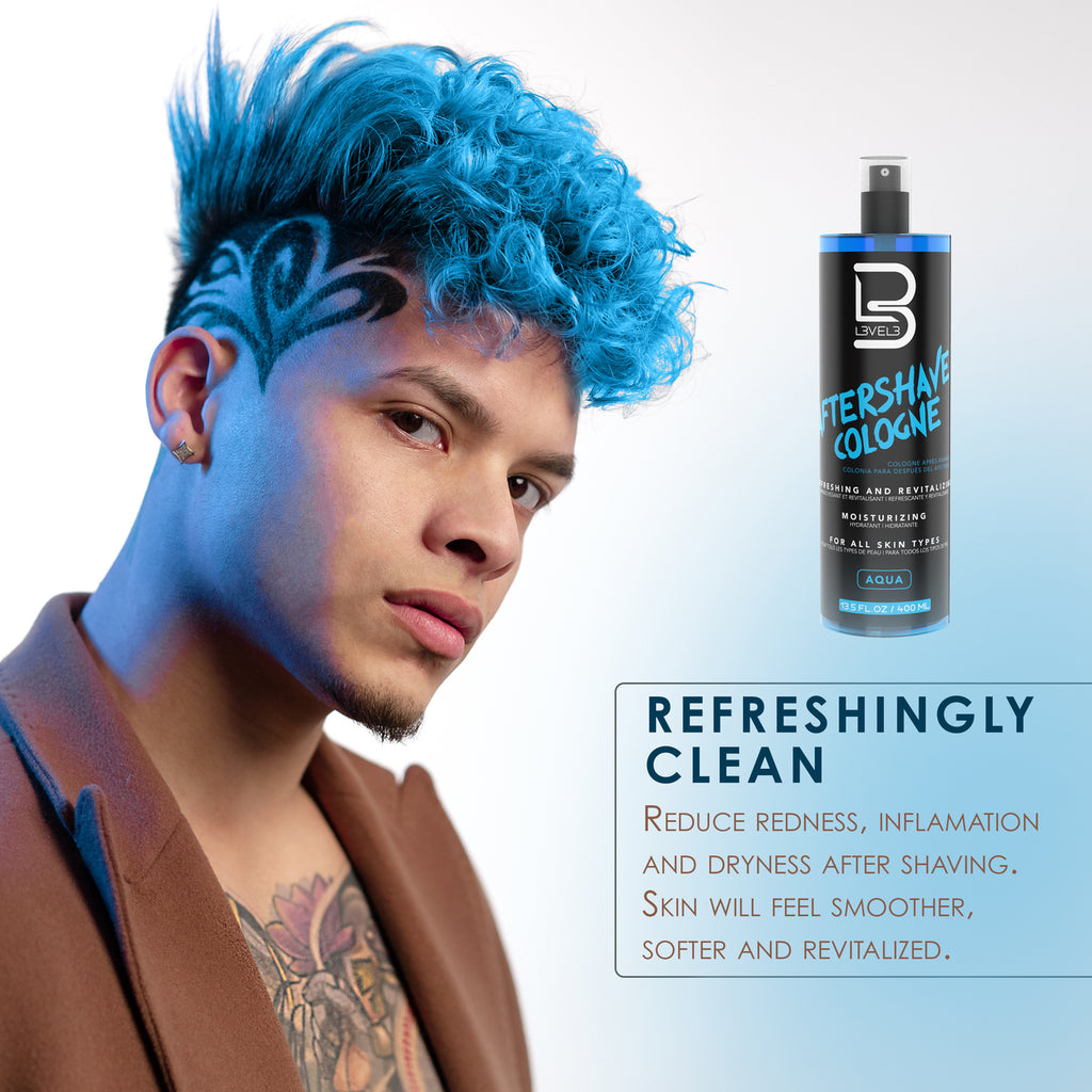 L3VEL3 After Shave Spray Cologne Vibrant 400ml