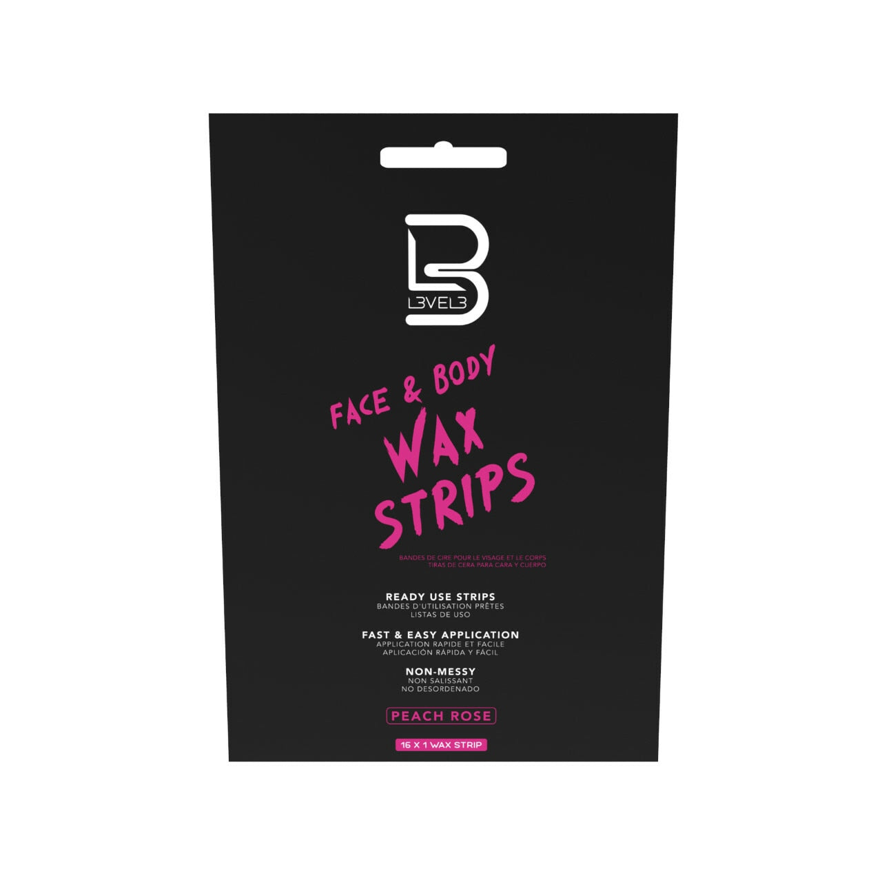 L3VEL3 Face & Body Wax Strips (16)