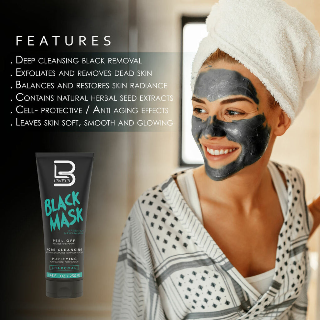 L3VEL3 Black Facial Mask 250ml