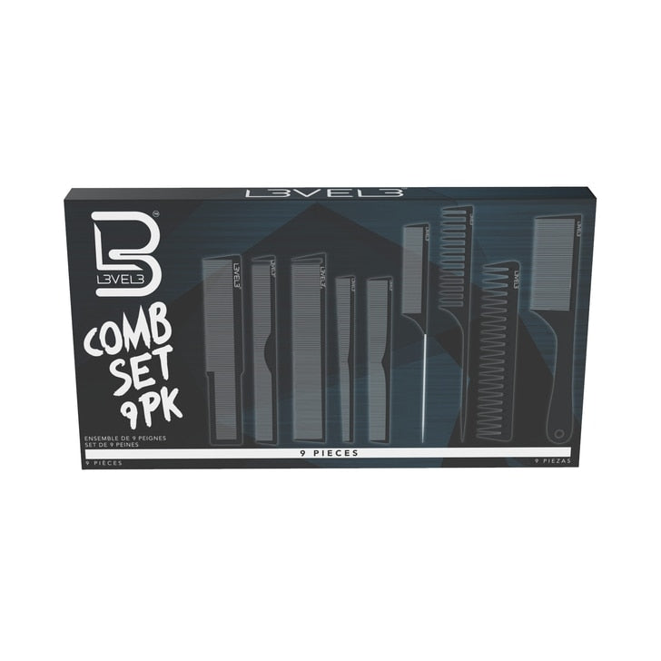 L3VEL3 Hair Comb Set (9)