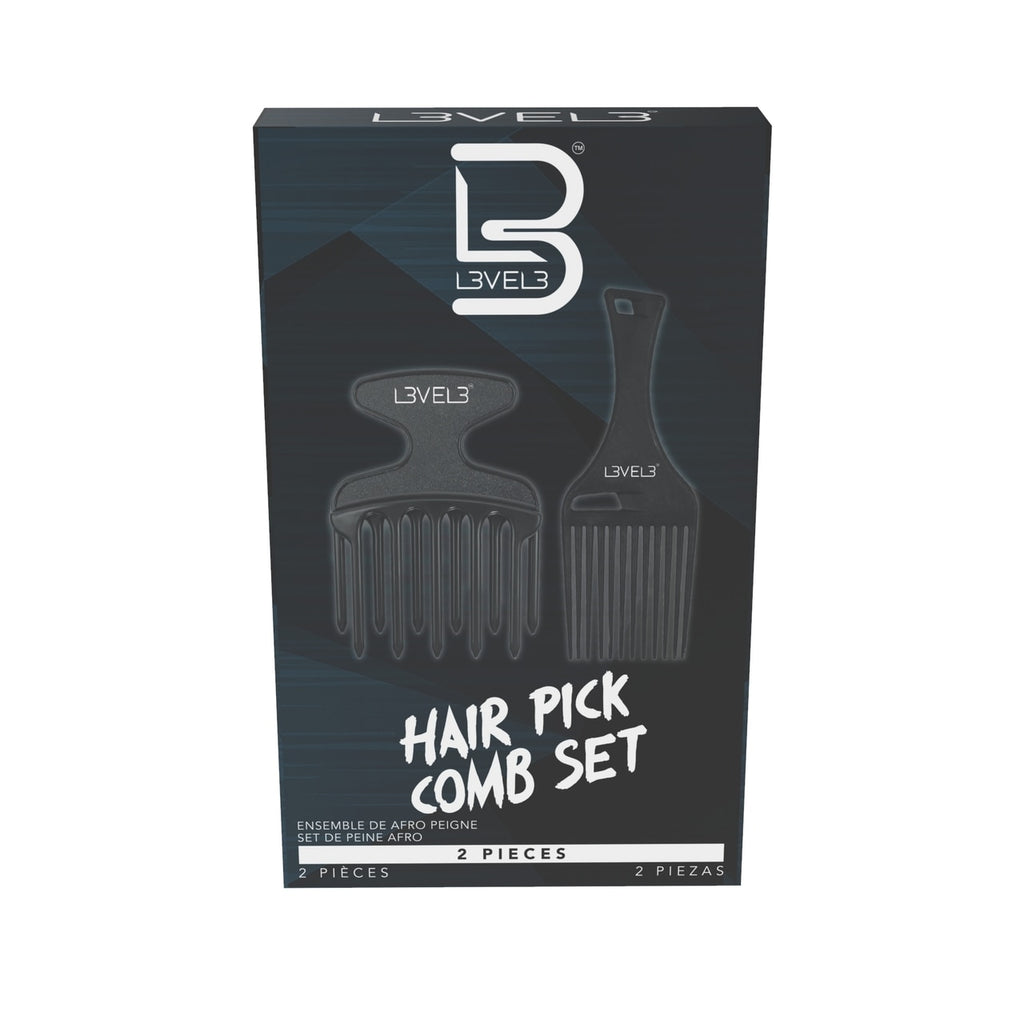L3VEL3 Hair Pick Comb Set (2)