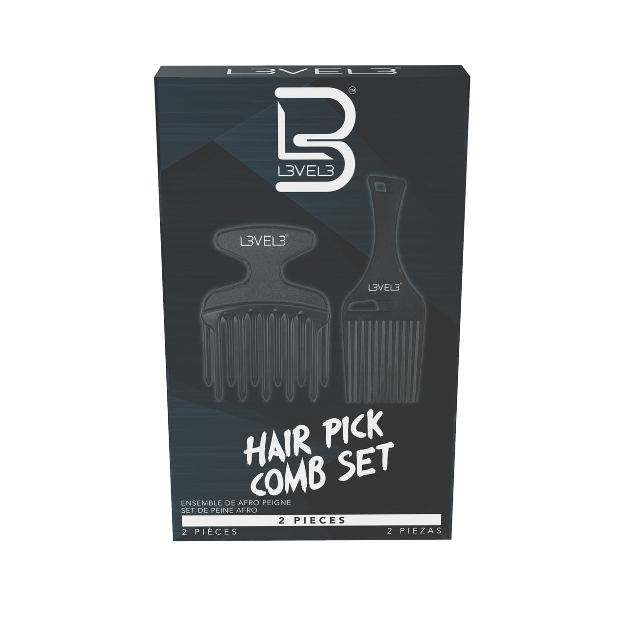 L3VEL3 Hair Pick Comb Set (2)