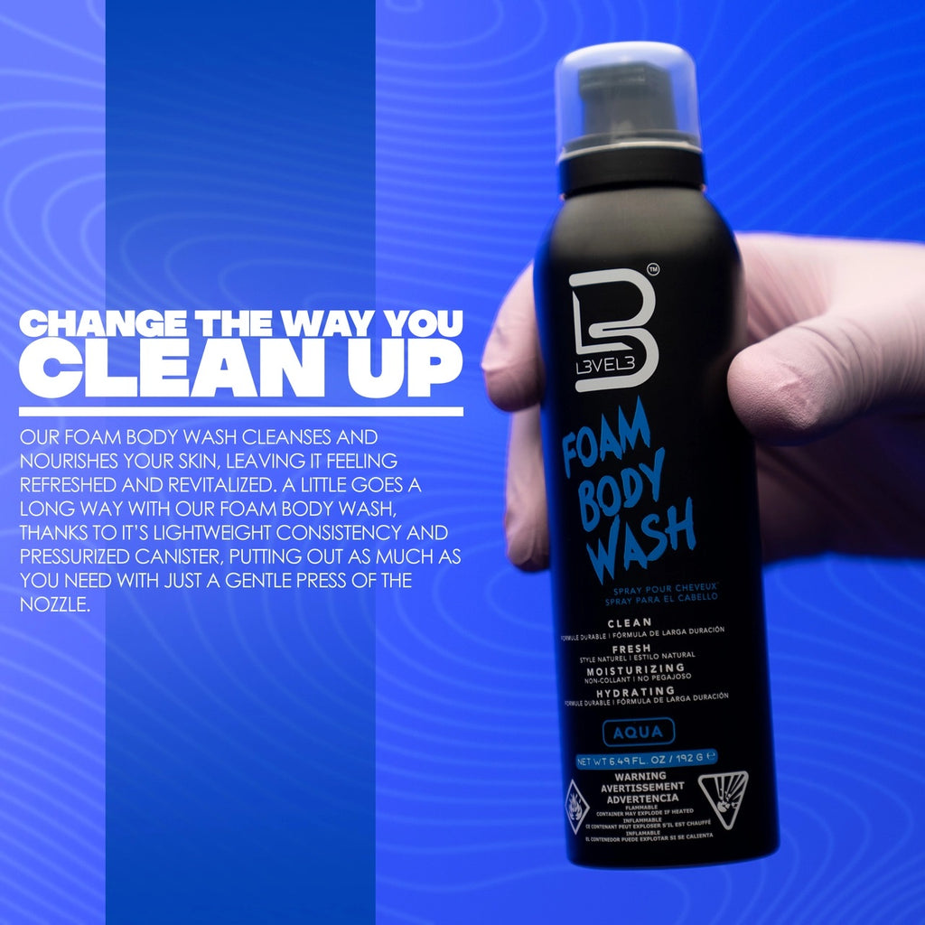 L3VEL3 Foam Body Wash 192g