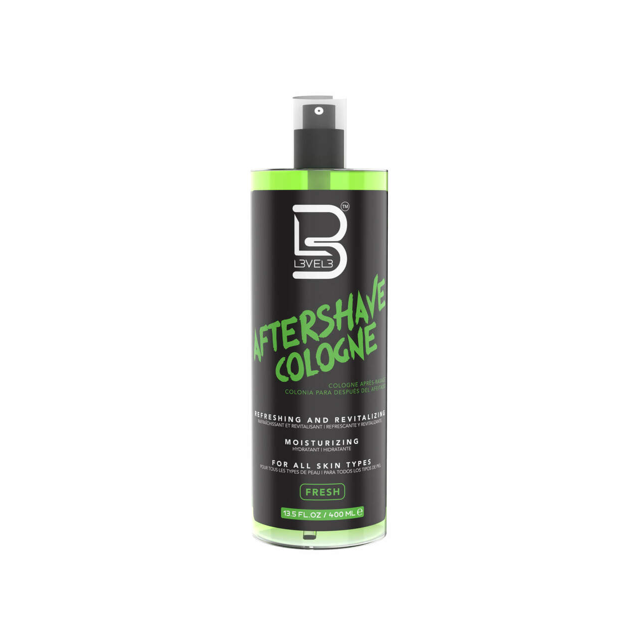 L3VEL3 After Shave Spray Cologne Fresh 400ml