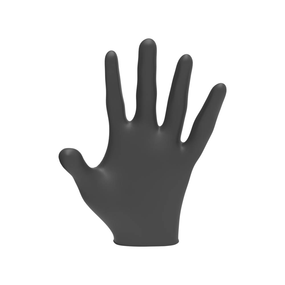 L3VEL3 Professional Nitrile Gloves Black (20)
