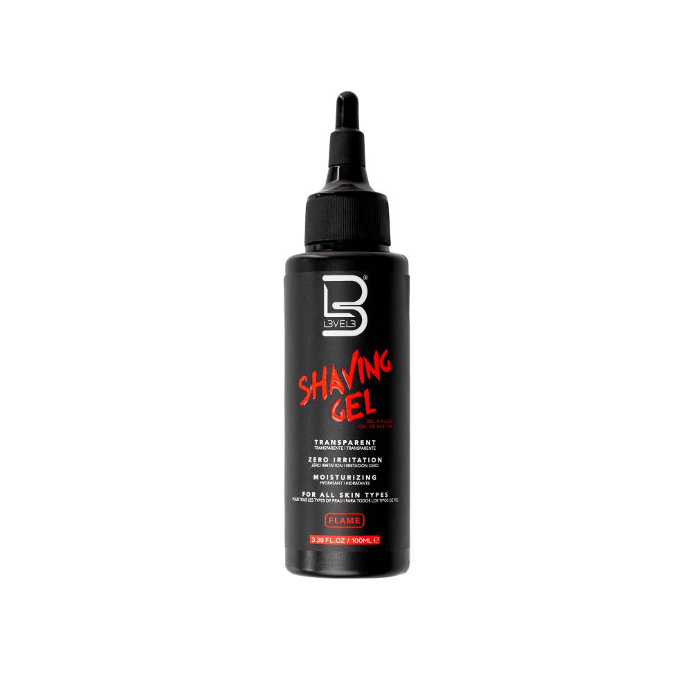 L3VEL3 Transparent Shaving Gel Flame 100ml