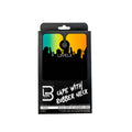 L3VEL3 Cape Rubber Neck Black with Colorful Drip
