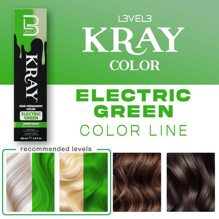 L3VEL3 KRAY Semi Permanent Hair Color 100ml