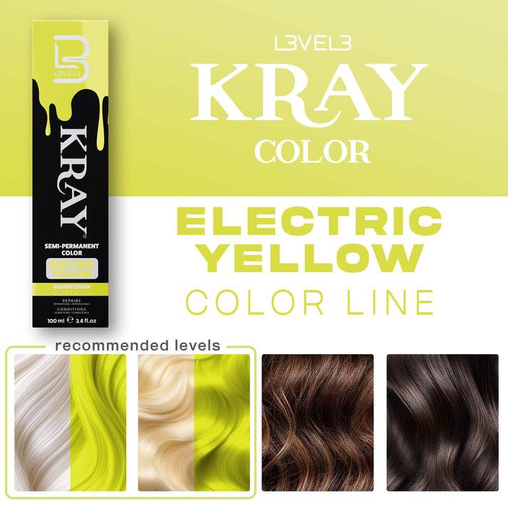 L3VEL3 KRAY Semi Permanent Hair Color 100ml